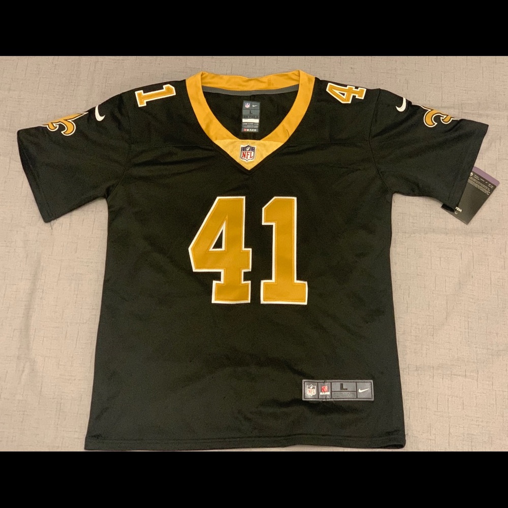 NWT Youth L Nike Official NFL Jersey Saints #41